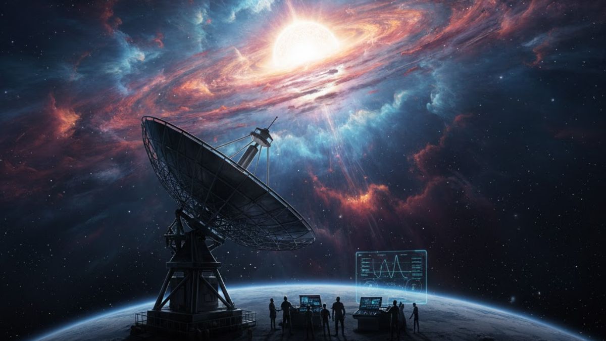 The Last Message of a Dying Star and Who Might Be Listening